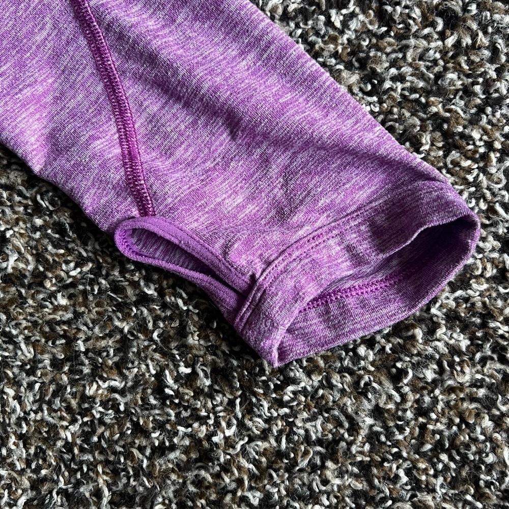 Nike Women's Heathered Purple Long Sleeve Top - Picture 7 of 10